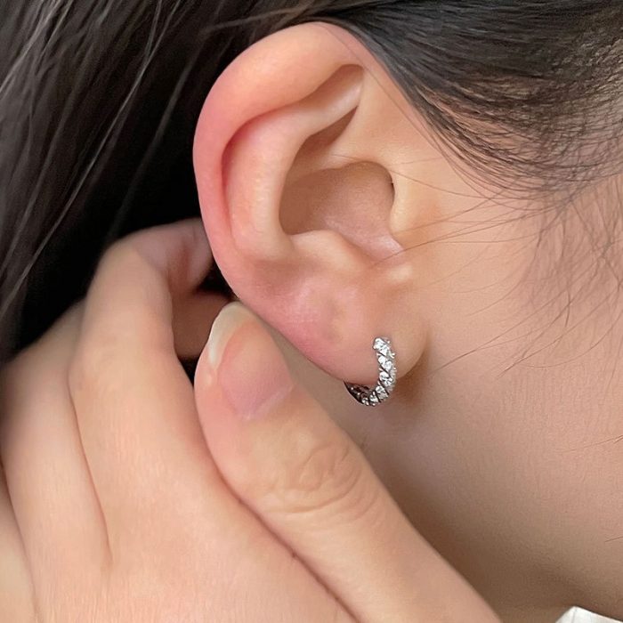 Hoop Earrings Unique Design Premium Hoops - Image 2