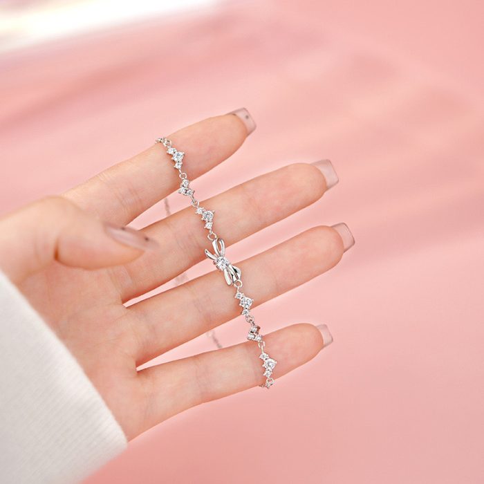 999 Fine Silver Premium Bow Bracelet - Image 2
