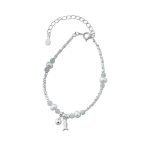 925 Sterling Silver Fish Pearl Bracelet