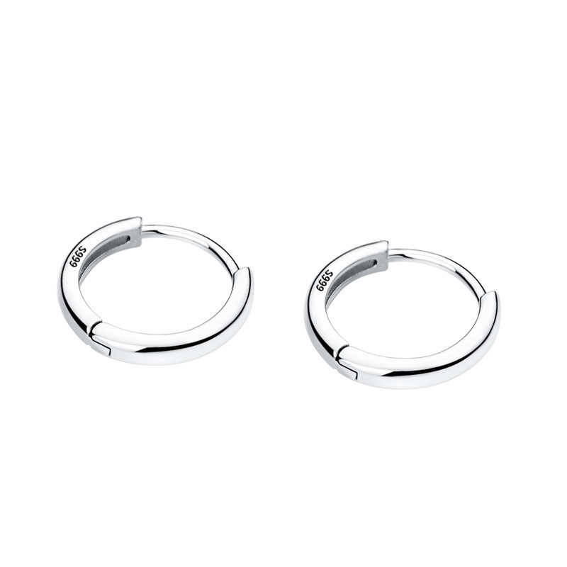 sg-11134201-8258d-ms4c8srbnz0m52 999 Fine Silver Minimalist Hoop Earrings - Image 1