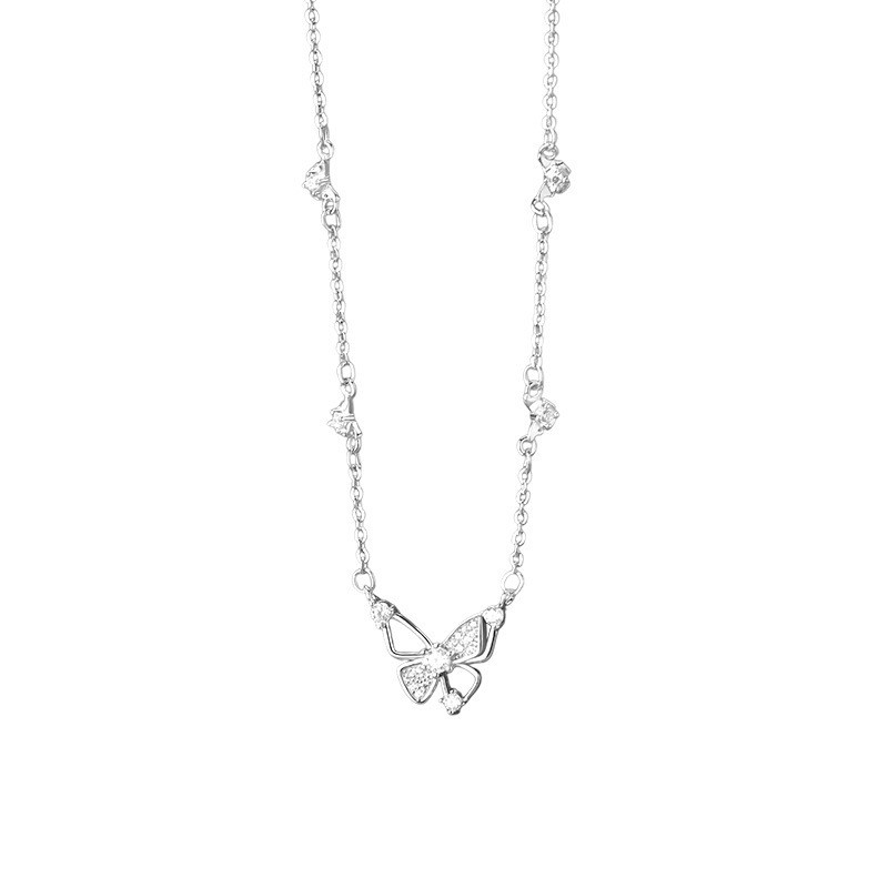 sg-11134201-8258f-ms4c8s3n2m84bf 999 Fine Silver Fresh Hollow Butterfly Necklace - Image 1