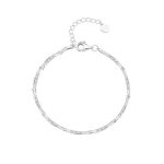 925 Sterling Silver Broken Silver Bracelet