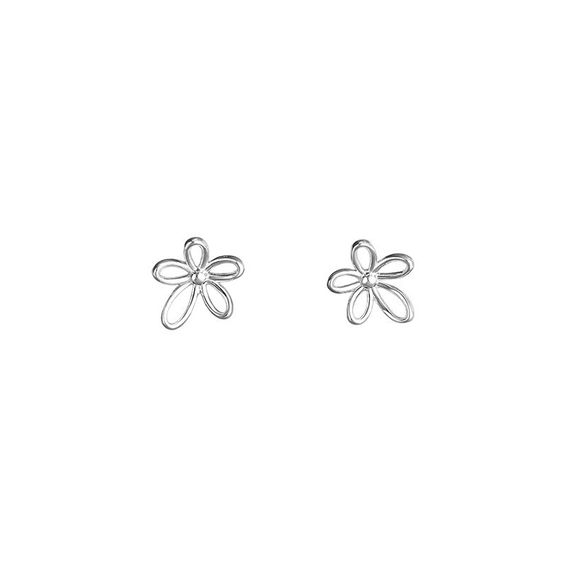 sg-11134201-8258k-ms4c9jyornk80e 925 Sterling Silver Hollow Floral Stud Earrings - Image 1