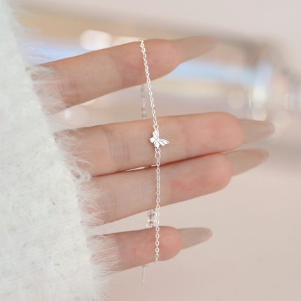 999 Fine Silver Butterfly Bracelet - Image 5