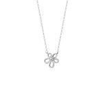 999 Fine Silver Floral Necklace