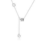 999 Fine Silver Elegant Unique Patchwork Necklace