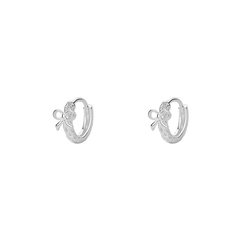 sg-11134201-8258n-ms4c8vqvw83k0b 925 Sterling Silver Japanese Hollow Bow Hoop Earrings - Image 1