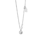 999 Fine Silver Chinese Style Chubby Fortune Tag Necklace