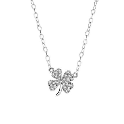 999 Fine Silver Four Leaf Clover Necklace - Image 5