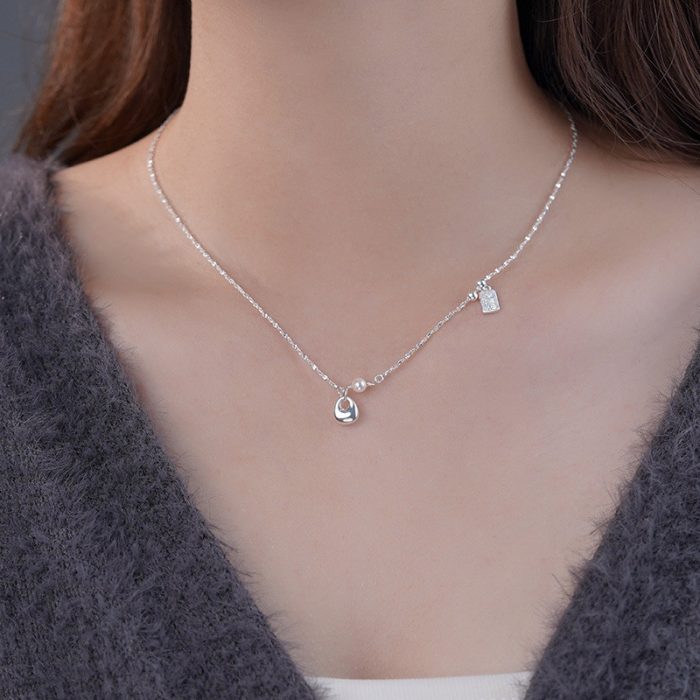 999 Fine Silver Chinese Style Chubby Fortune Tag Necklace - Image 2