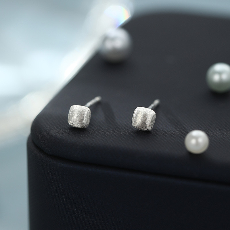 sg-11134201-82590-ms4c9e5yfuvcb0 999 Fine Silver Heart Daily Geometric Stud Earrings - Image 1