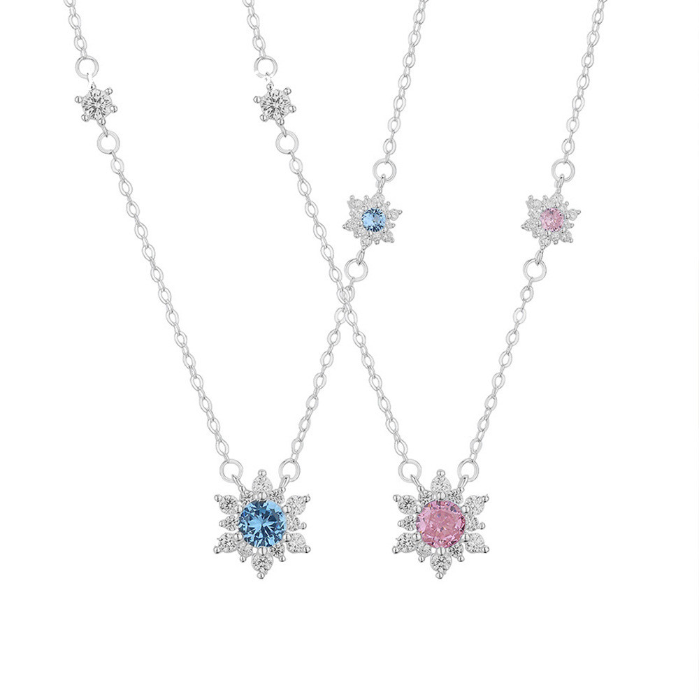 sg-11134201-82590-ms4c9m1kpi4o84 999 Fine Silver Snowflake CZ Necklace - Image 1