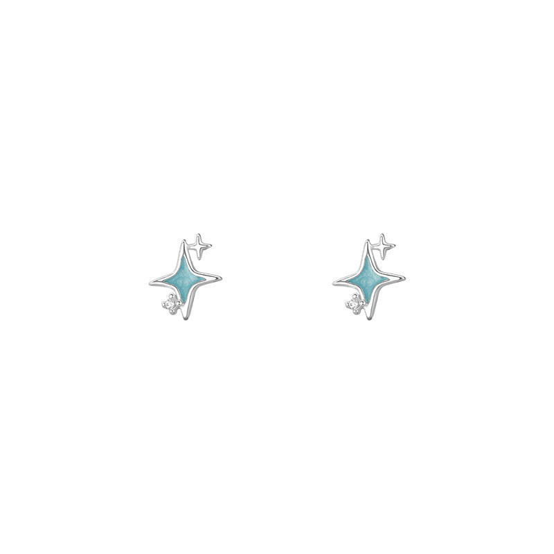 sg-11134201-82593-ms4c9emxuzgi8a 999 Fine Silver Tetragram Enamel Stud Earrings - Image 1