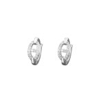 999 Fine Silver Personalized Pig Nose Hoop Earrings