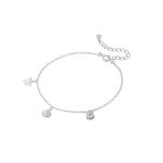 999 Fine Silver Girly Starfish Shell Bracelet