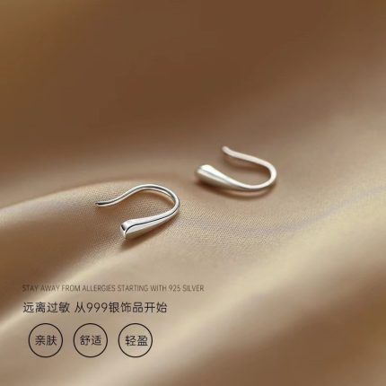999 Fine Silver Stud Earrings - Image 3