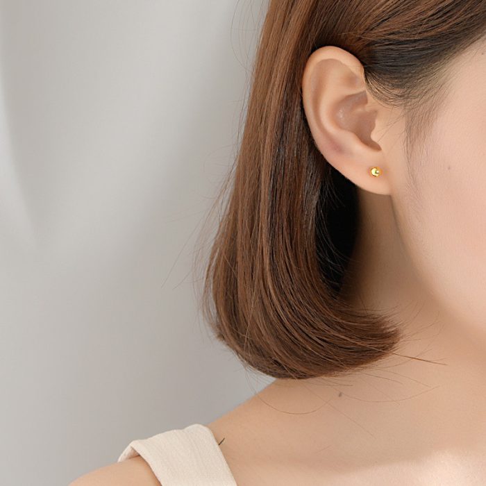925 Sterling Silver Stud Earrings - Image 2