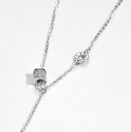 999 Fine Silver Elegant Unique Patchwork Necklace - Image 5
