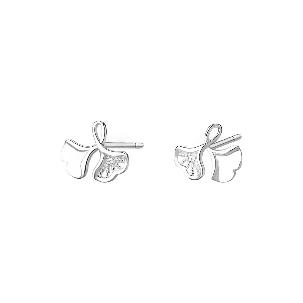 sg-11134201-825a7-ms4c9krhreo67d 999 Fine Silver Elegant Forest Apricot Leaf Straight Post Stud Earrings - Image 1