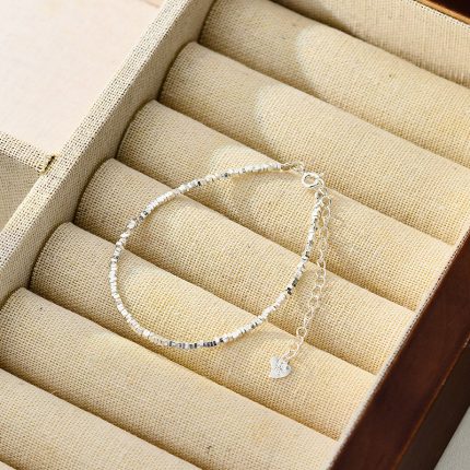 999 Fine Silver Broken Silver Bracelet - Image 4