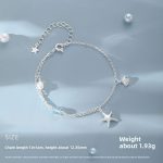 999 Fine Silver Ocean Story Series Set Bracelet