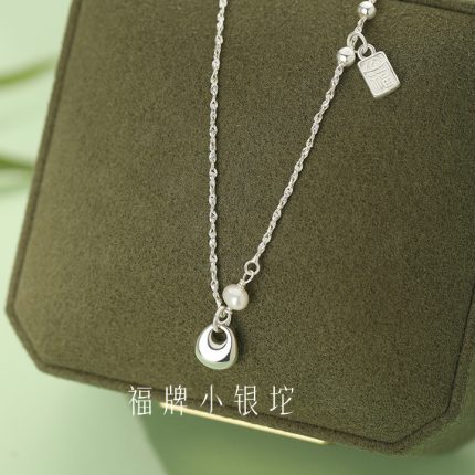 999 Fine Silver Chubby Fortune Tag Necklace - Image 5