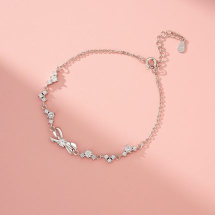 999 Fine Silver Premium Bow Bracelet - Image 5