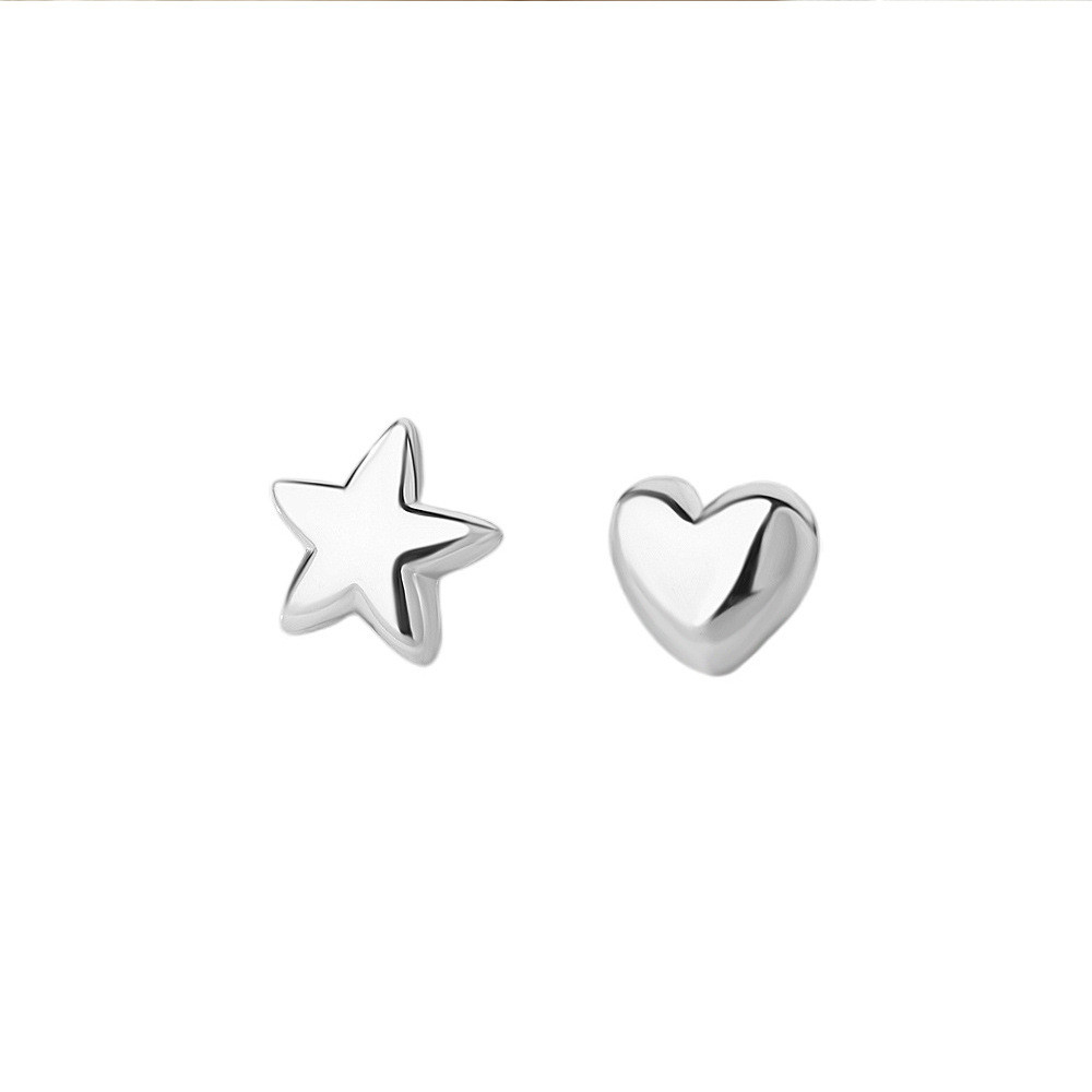 sg-11134201-825al-ms4c9jacym1150 999 Fine Silver Heart Star Stud Earrings - Image 1