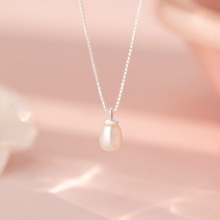 925 Sterling Silver Pearl Necklace - Image 5