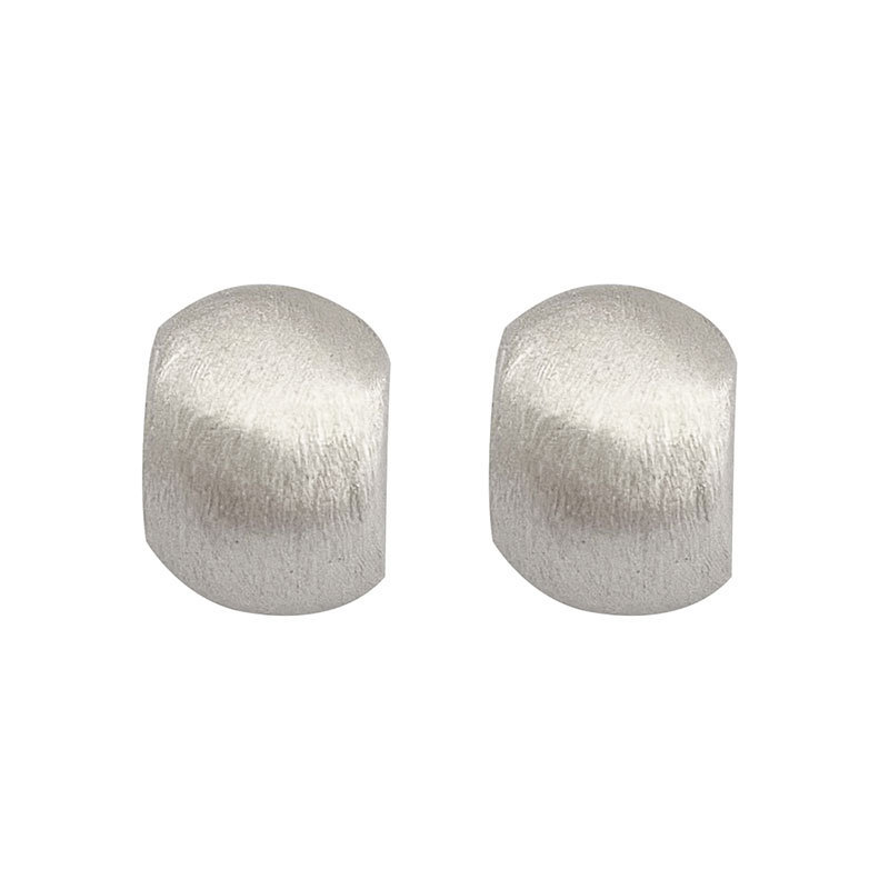 sg-11134201-825am-ms4c92t8mhvo10 Brushed Hoop Earrings 2026 New Trendy Full 925 Sterling Silver Earrings - Image 1