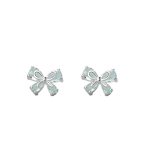 925 Sterling Silver Bow Stud Earrings