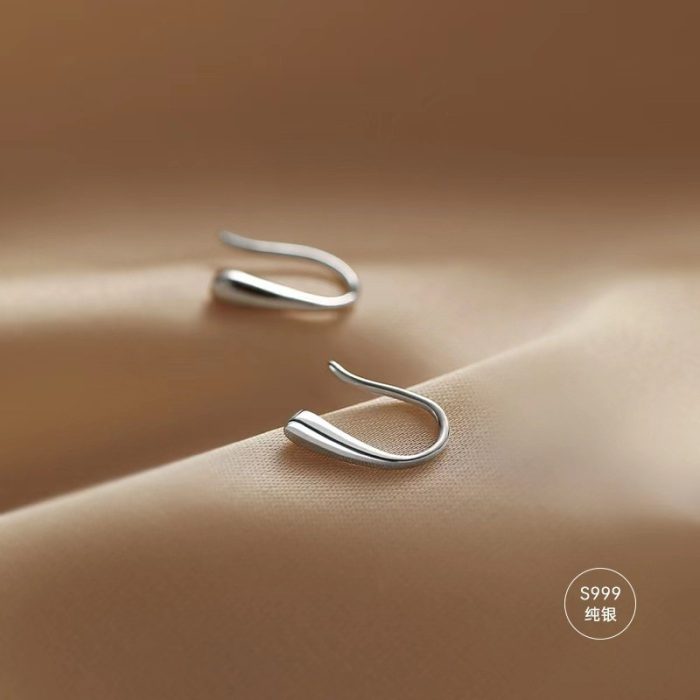 999 Fine Silver Stud Earrings - Image 4