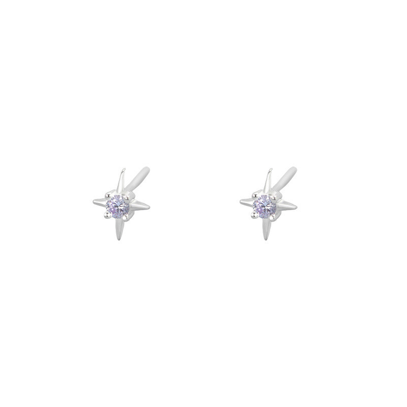 sg-11134201-825b2-ms4c8v43c55288 999 Fine Silver Premium Tetragram CZ Stud Earrings - Image 1