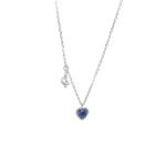 925 Sterling Silver Light Luxury Heart Pearl Necklace